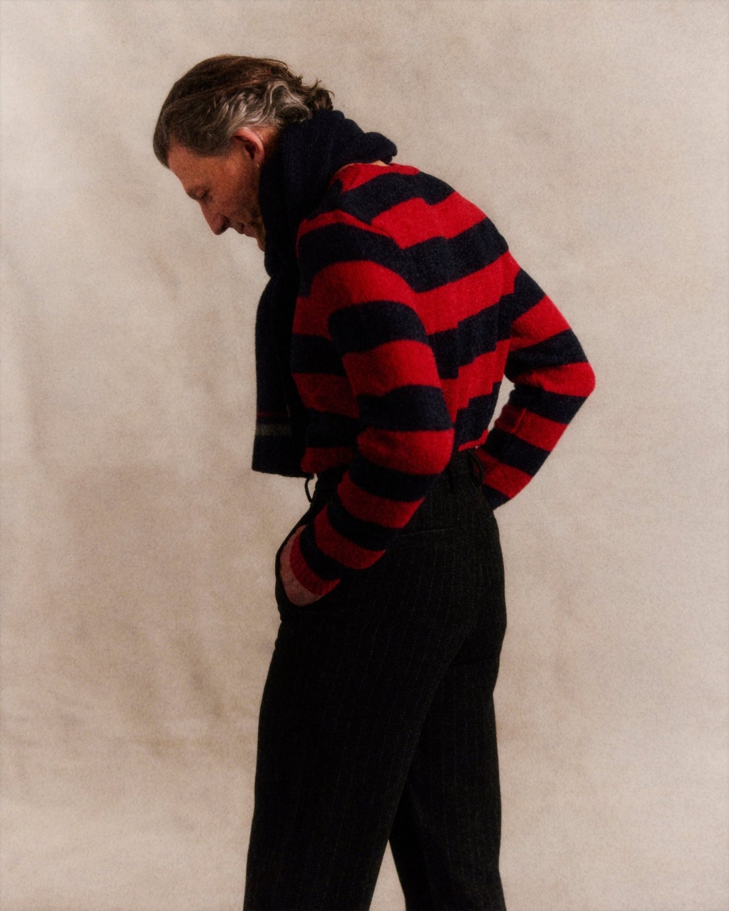 The Jones Stripe - Boucle Knit - Raker.Shop